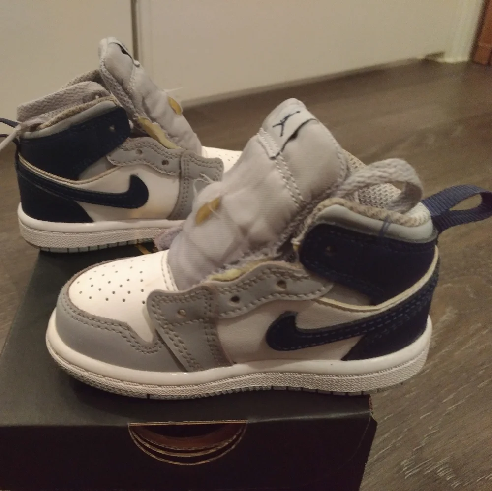 Air Jordan 1 Air Force Kids Navy Blue
